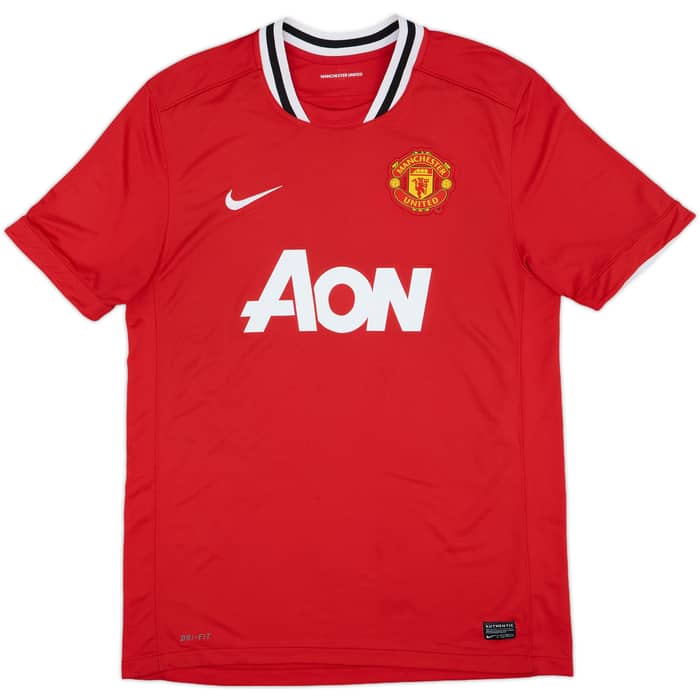 2011-12 Manchester United Home Shirt Berbatov #9 - 6/10 - (L)