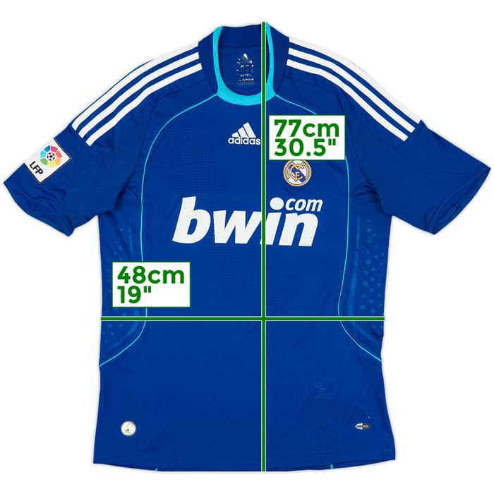 2008-09 Real Madrid Away Shirt Raul #7 - 7/10 - (S)