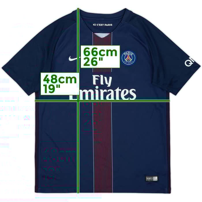 2016-17 Paris Saint-Germain Home Shirt - 9/10 - (XL.Boys)