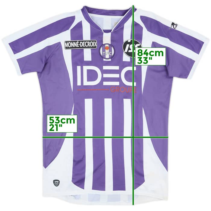 2008-09 Toulouse Home Shirt - 5/10 - (XL)