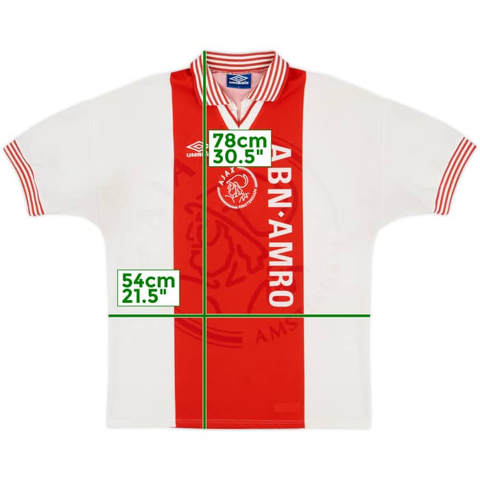 1995-96 Ajax Home Shirt - 8/10 - (L)
