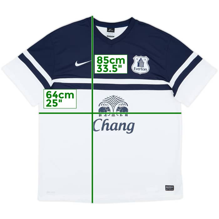 2013-14 Everton Third Shirt Baines #3 - 6/10 - (XXL)