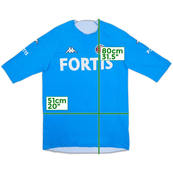 2006-07 Feyenoord Player Issue Away Shirt - 8/10 - (XL)