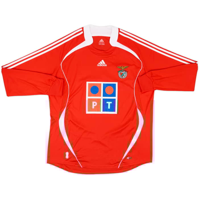 2006-07 Benfica Home L/S Shirt Rui Costa #10 - 6/10 - (XL)