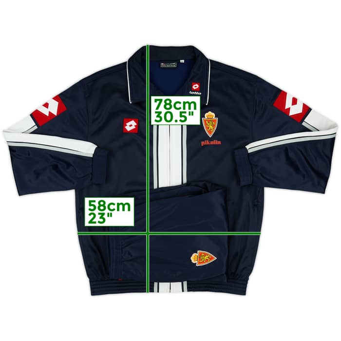 2003-04 Real Zaragoza Lotto Tracksuit - 9/10 - (XL)