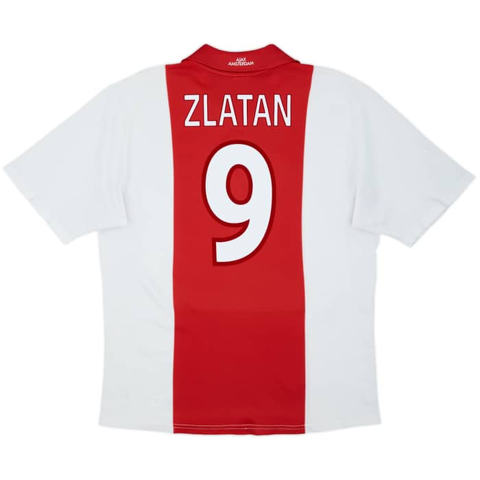 2001-02 Ajax Home Shirt Zlatan #9 - 8/10 - (L)
