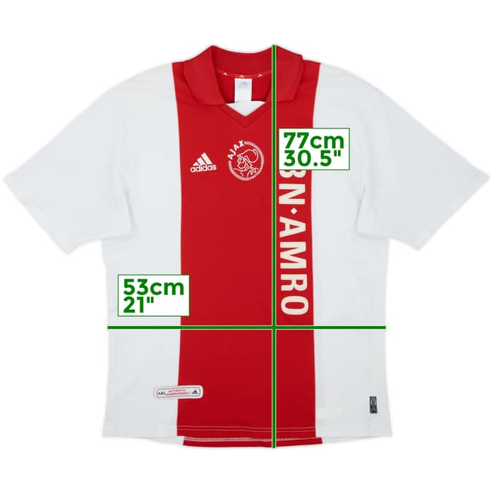 2001-02 Ajax Home Shirt Zlatan #9 - 8/10 - (L)