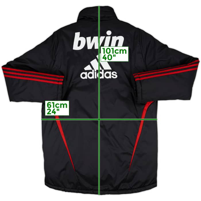 2009-10 AC Milan adidas Padded Bench - 8/10 - (M/L)