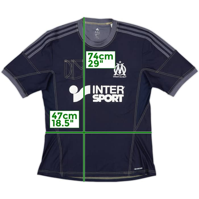 2013-14 Olympique Marseille Away Shirt - 8/10 - (M)