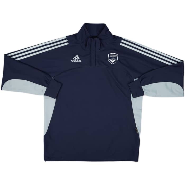 2002-03 Bordeaux adidas 1/4 Zip Drill Top - 8/10 - (S)