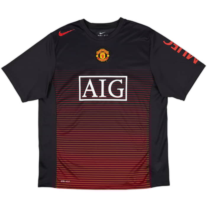 2010-11 Manchester United Nike Training Shirt - 9/10 - (XL)