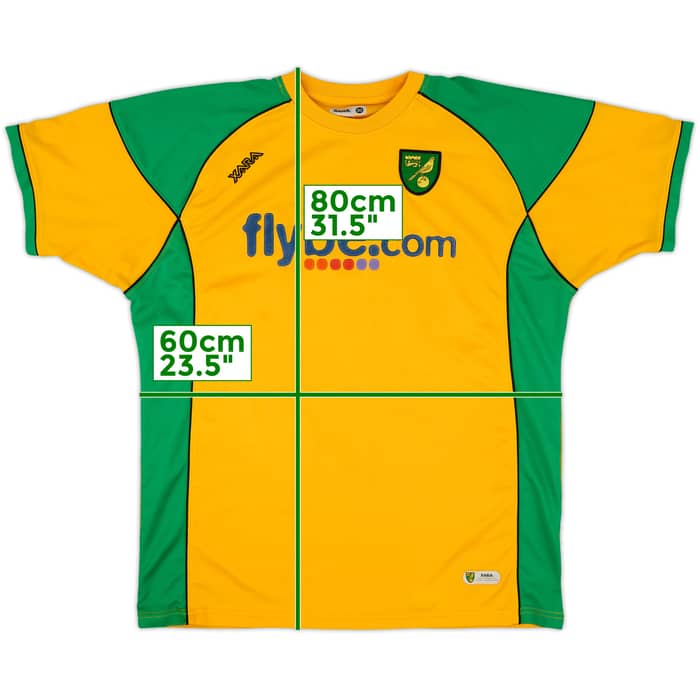 2006-08 Norwich Home Shirt - 7/10 - (3XL)