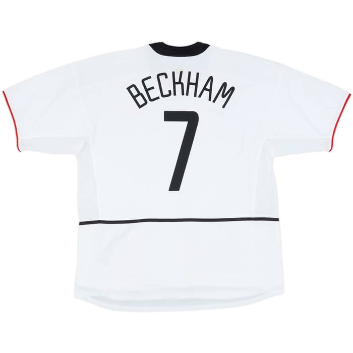 2002-03 Manchester United Away Shirt Beckham #7 (XXL)