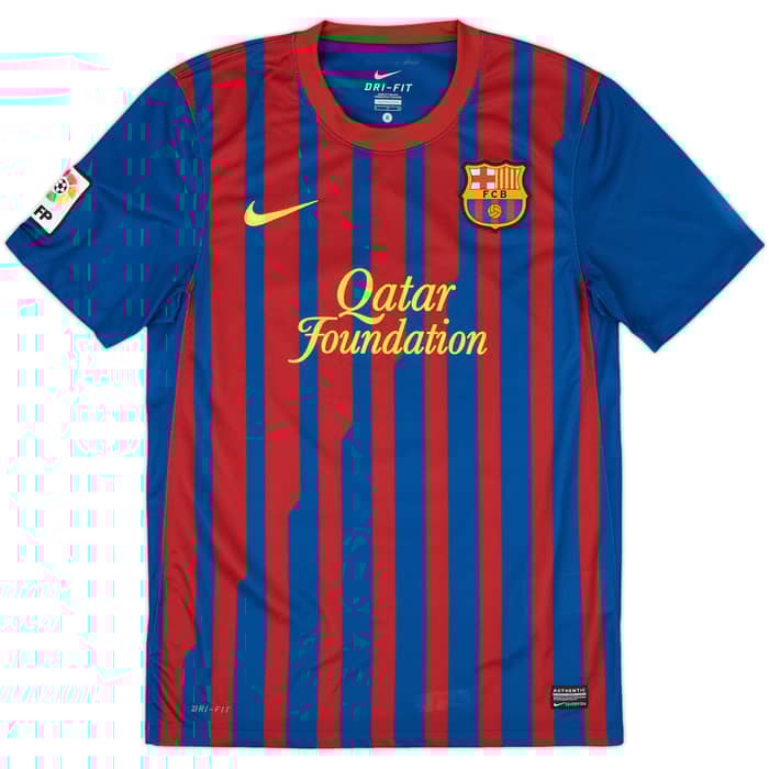 2011-12 Barcelona Home Shirt A.Iniesta #8 - 9/10 - (S)