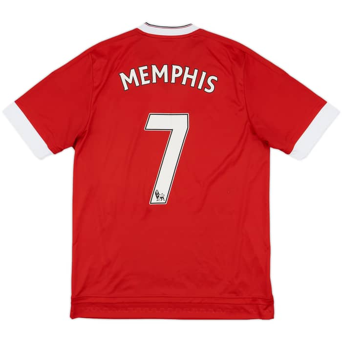 2015-16 Manchester United Home Shirt Memphis #7 - 7/10 - (M)