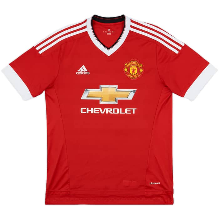 2015-16 Manchester United Home Shirt Memphis #7 - 7/10 - (M)