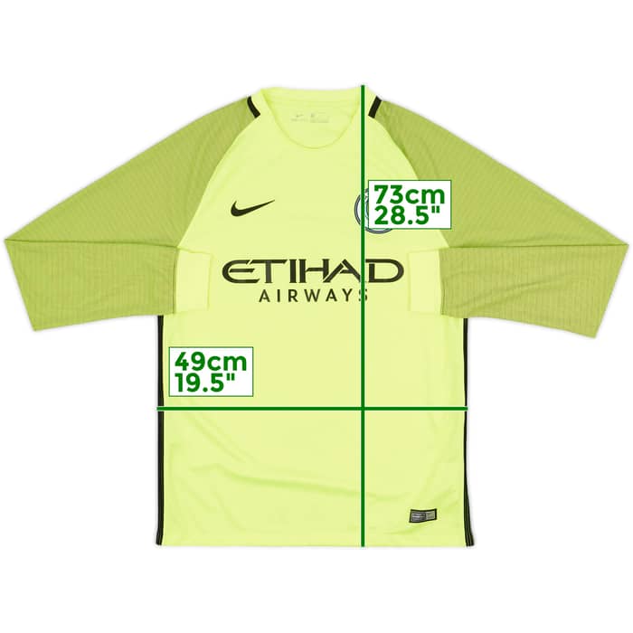 2016-17 Manchester City GK Shirt - 8/10 - (M)