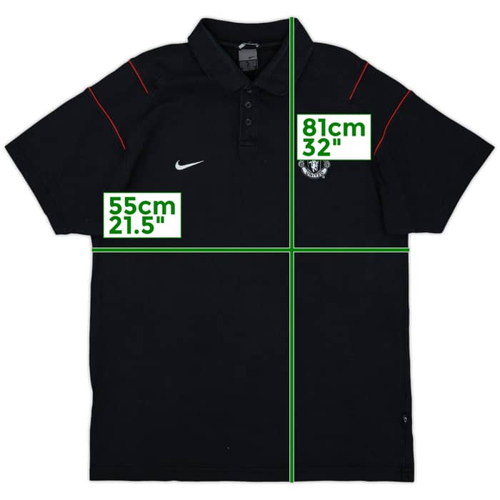 2003-04 Manchester United Nike Polo Shirt - 9/10 - (XL)