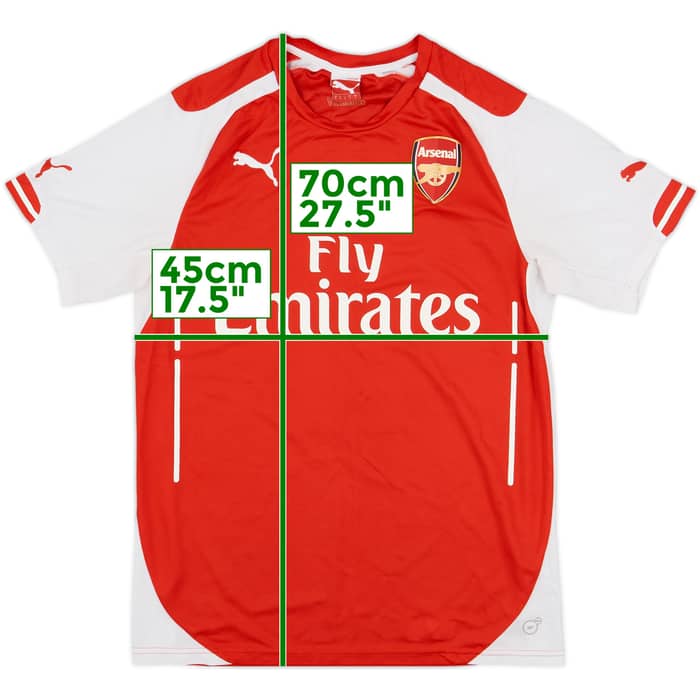 2014-15 Arsenal Home Shirt Ozil #11 - 7/10 - (S)