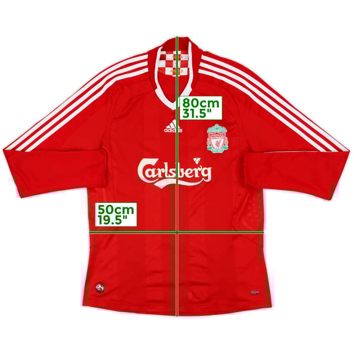 2008-10 Liverpool Home L/S Shirt - 5/10 - (M)