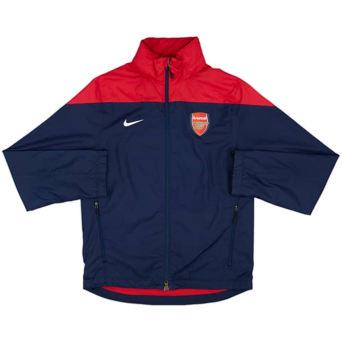 2013-14 Arsenal Nike Hooded Track Jacket - 9/10 - (S)