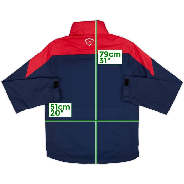 2013-14 Arsenal Nike Hooded Track Jacket - 9/10 - (S)