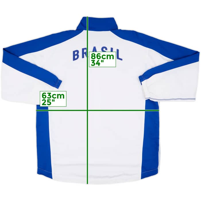 1998-00 Brazil Nike Track Jacket - 8/10 - (L)