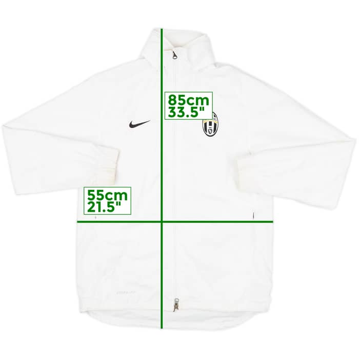 2011-12 Juventus Nike Hooded Rain Jacket - 8/10 - (M)