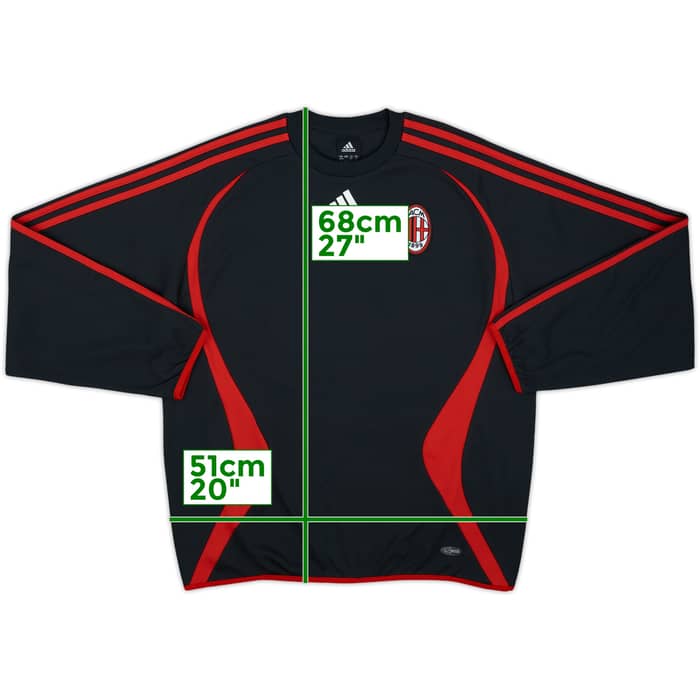 2006-07 AC Milan adidas Sweat Top - 8/10 - (M)