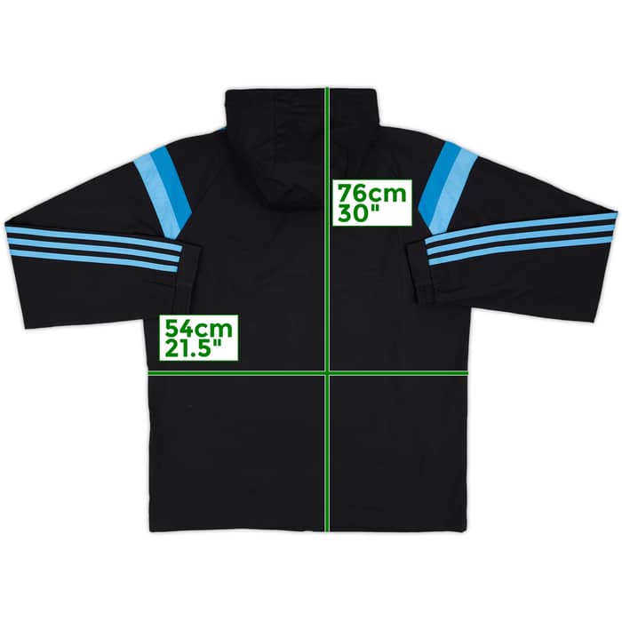 2013-14 Argentina adidas Hooded Track Jacket - 6/10 - (M)