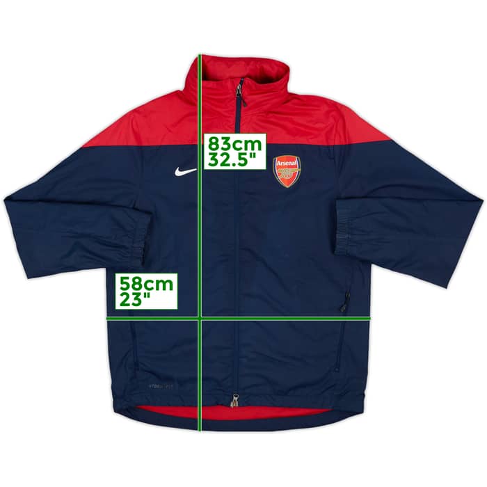 2013-14 Arsenal Nike Hooded Track Jacket - 5/10 - (L)