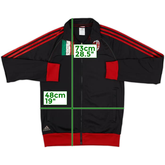2012-13 AC Milan adidas Track Jacket - 9/10 - (M)