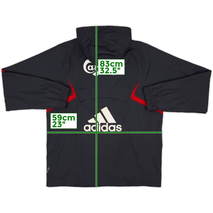 2009-10 Liverpool adidas Hooded Rain Jacket - 6/10 - (M)