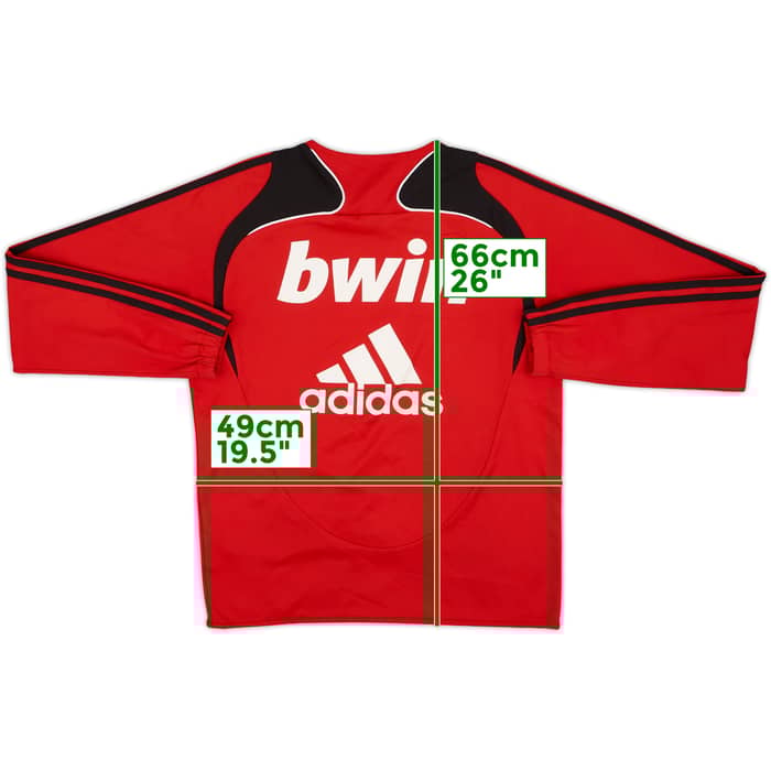 2008-09 AC Milan adidas Sweat Top - 6/10 - (M)