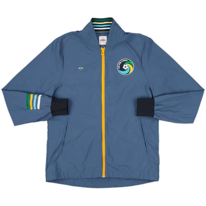 2012-13 New York Cosmos Umbro Track Jacket - 6/10 - (L)