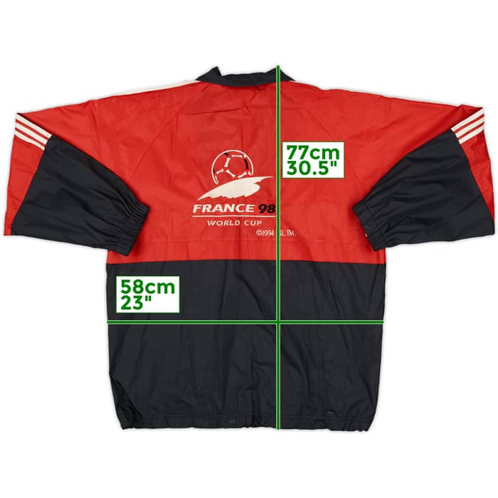 1998 France adidas 'Coupe du Monde' Track Jacket - 7/10 - (M)