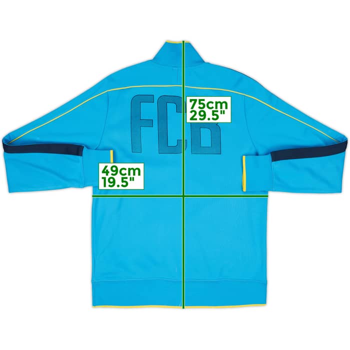 2011-12 Barcelona N98 Nike Track Jacket - 7/10 - (M)