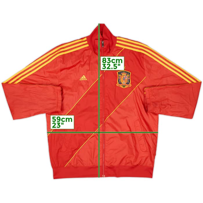 2012-13 Spain adidas Track Jacket - 5/10 - (L)