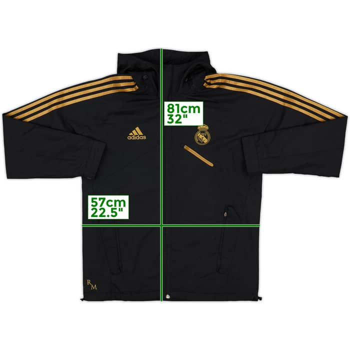 2011-12 Real Madrid adidas Hooded Track Jacket - 8/10 - (M/L)