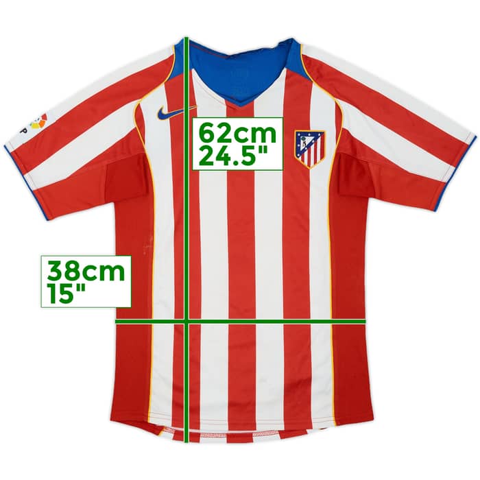 2004-05 Atletico Madrid Home Shirt - 6/10 - (M.Boys)