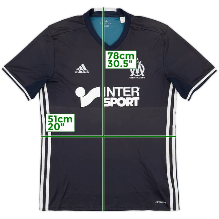 2016-17 Olympique Marseille Away Shirt - 7/10 - (M)