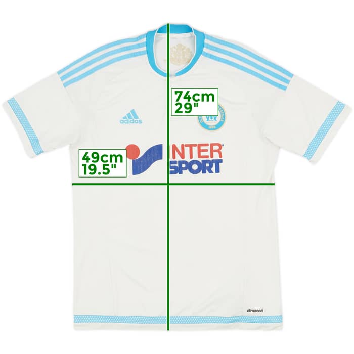 2015-16 Olympique Marseille Home Shirt - 5/10 - (M)