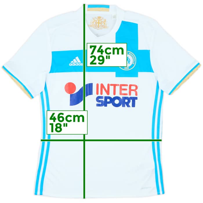 2016-17 Olympique Marseille Home Shirt - 8/10 - (S)