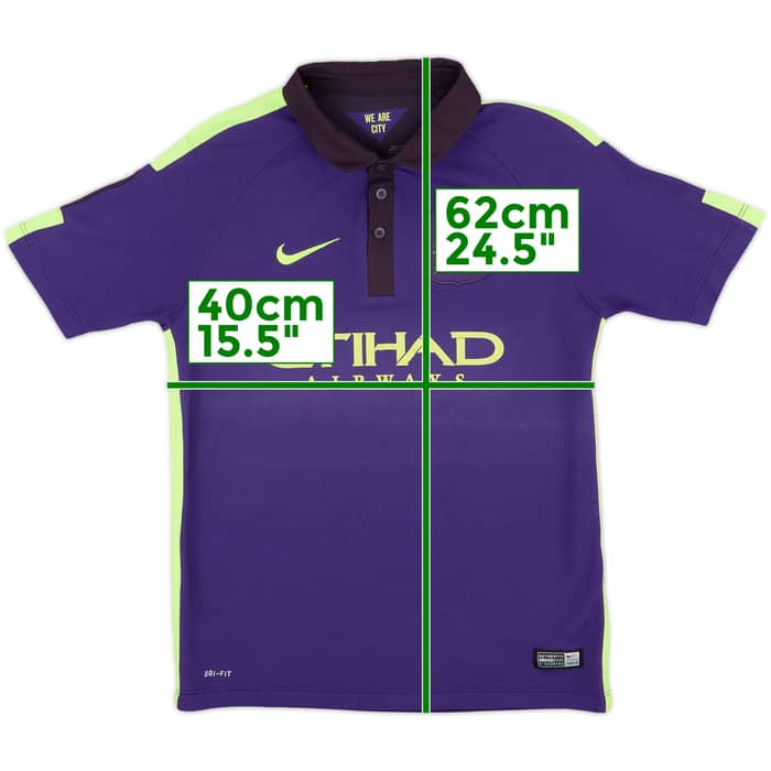 2014-15 Manchester City Third Shirt - 6/10 - (L.Boys)