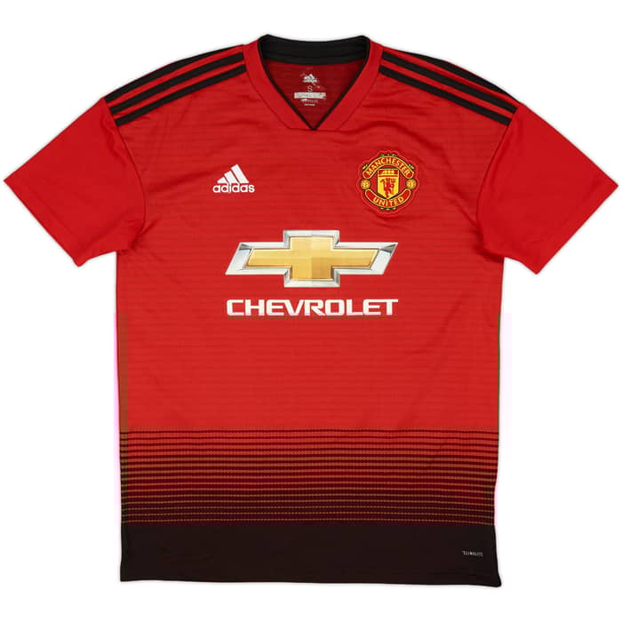 2018-19 Manchester United Home Shirt Pogba #6 - 7/10 - (S)