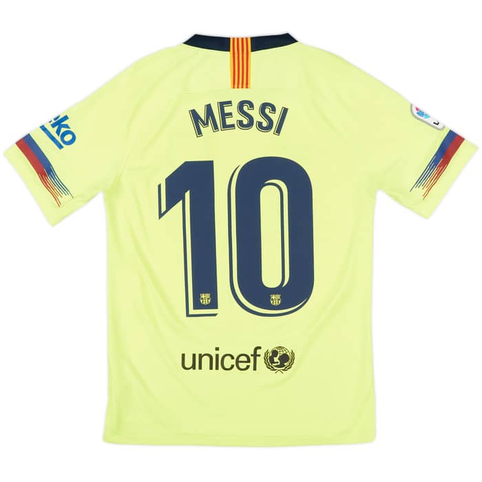 2018-19 Barcelona Away Shirt Messi #10 - 8/10 - (S)