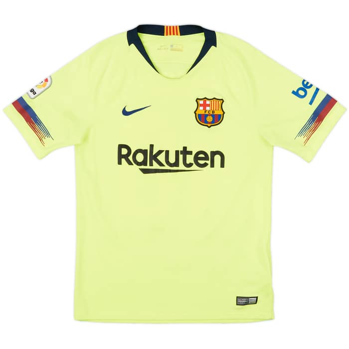 2018-19 Barcelona Away Shirt Messi #10 - 8/10 - (S)