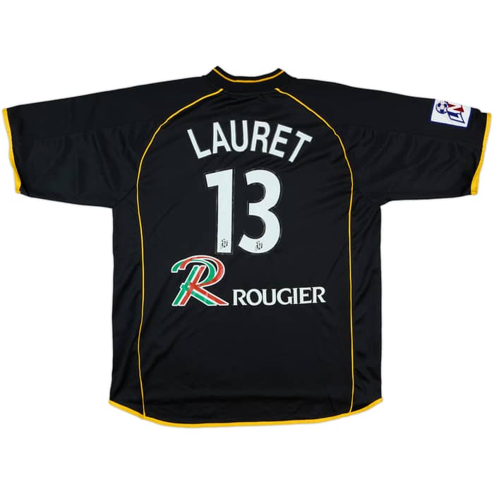 2001-02 Chamois Niortais Match Issue Away Shirt Lauret #13