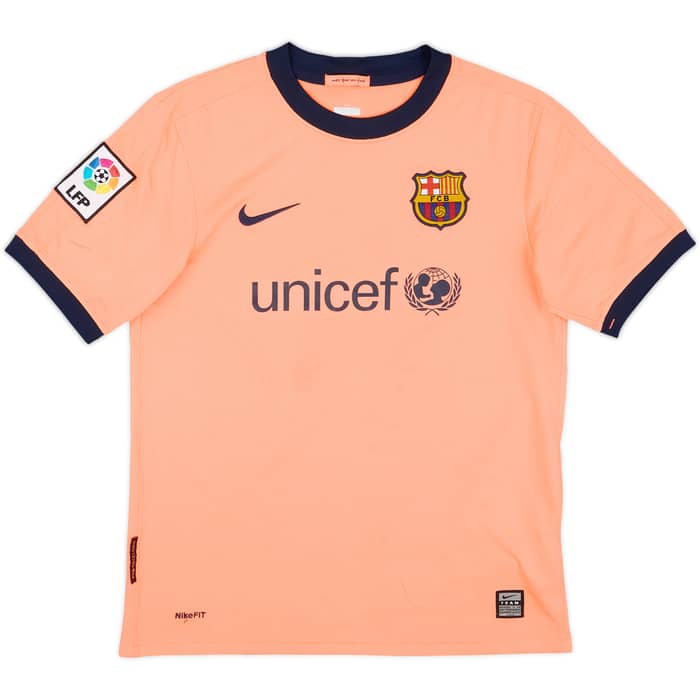 2009-10 Barcelona Away Shirt - 9/10 - (L.Boys)