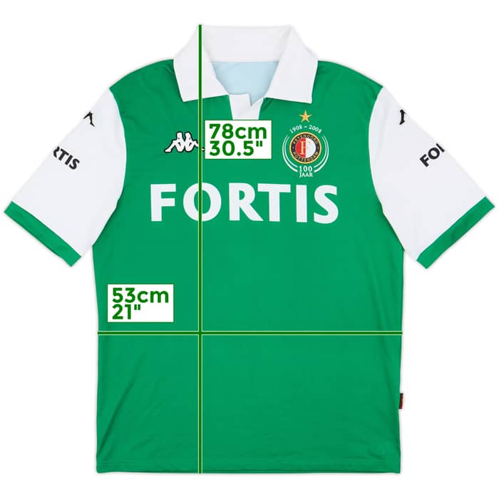 2008-09 Feyenoord Centenary Away Shirt - 8/10 - (L)